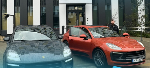 Thanks to the official Porsche representative