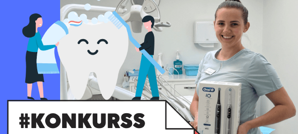 Piedalies konkursā un laimē 2X ORAL-B elektriskās zobu birstes