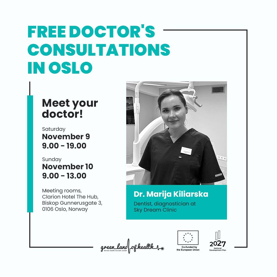 Free doctor's consultations in Oslo