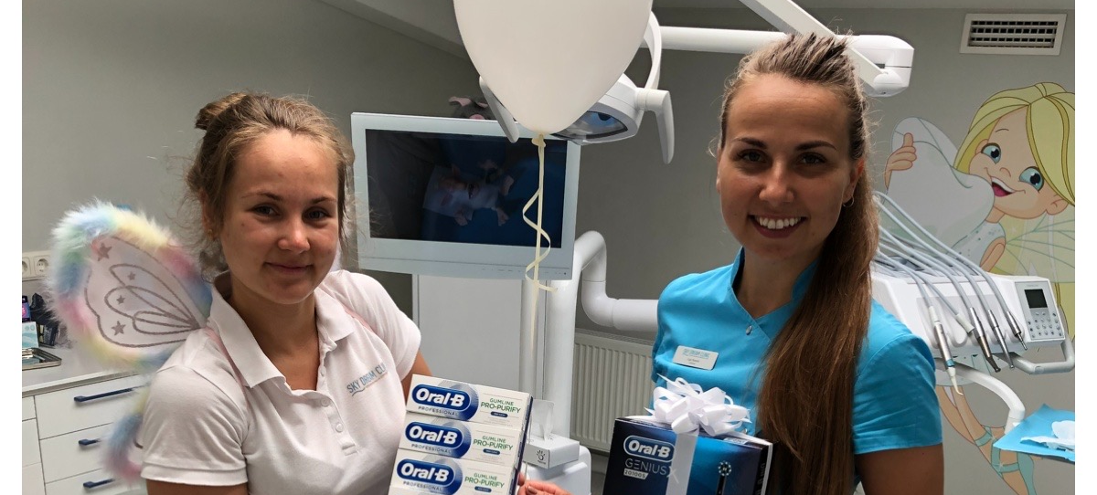 Участвуй в конкурсе и выиграй прекрасные подарки от SKY DREAM CLINIC и ORAL-B!